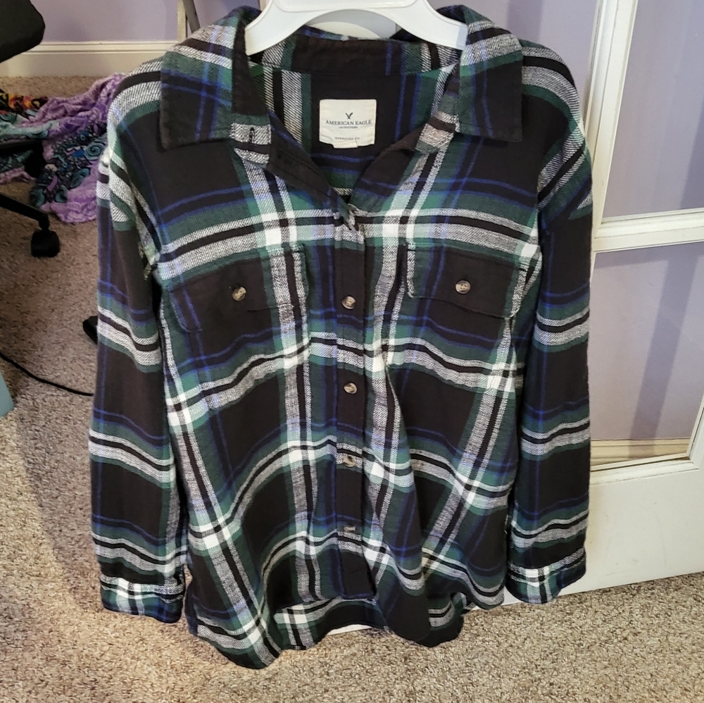 American Eagle oversized fit flannel M